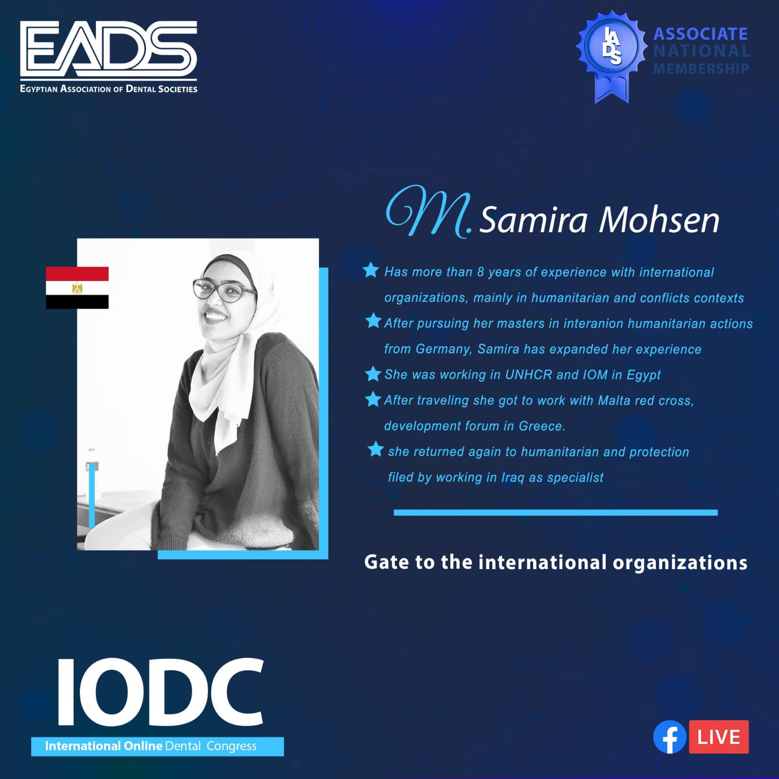 Gate to the international Org with Samira Mohsen